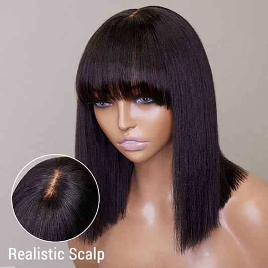 12" YAKI STRAIGHT BOB WITH BANGS